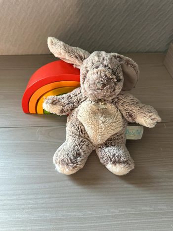 Doudou peluche lapin baby nat