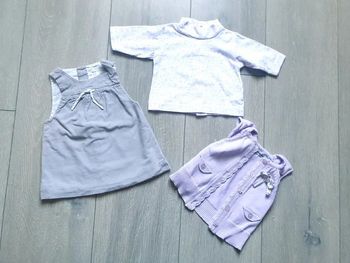 Ensemble 3 pièces. Fille naissance. Marque Tape a l oeil/ obaibi. U