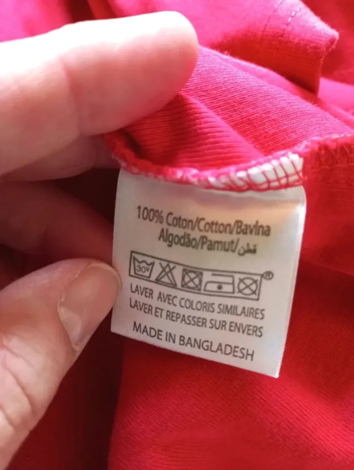 🌸 T-shirt, cintre à cintre, taille 8 - photo numéro 5