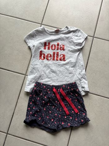 Pyjama short fille