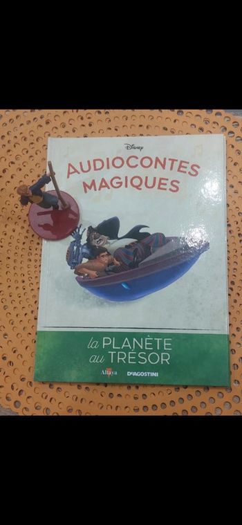 Livre et figurine 72 des audiocontes Magiques altaya audio conte audio compte disney