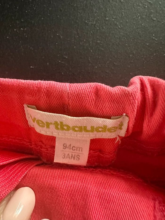 Jegging rose Vertbaudet 3 ans - photo numéro 2