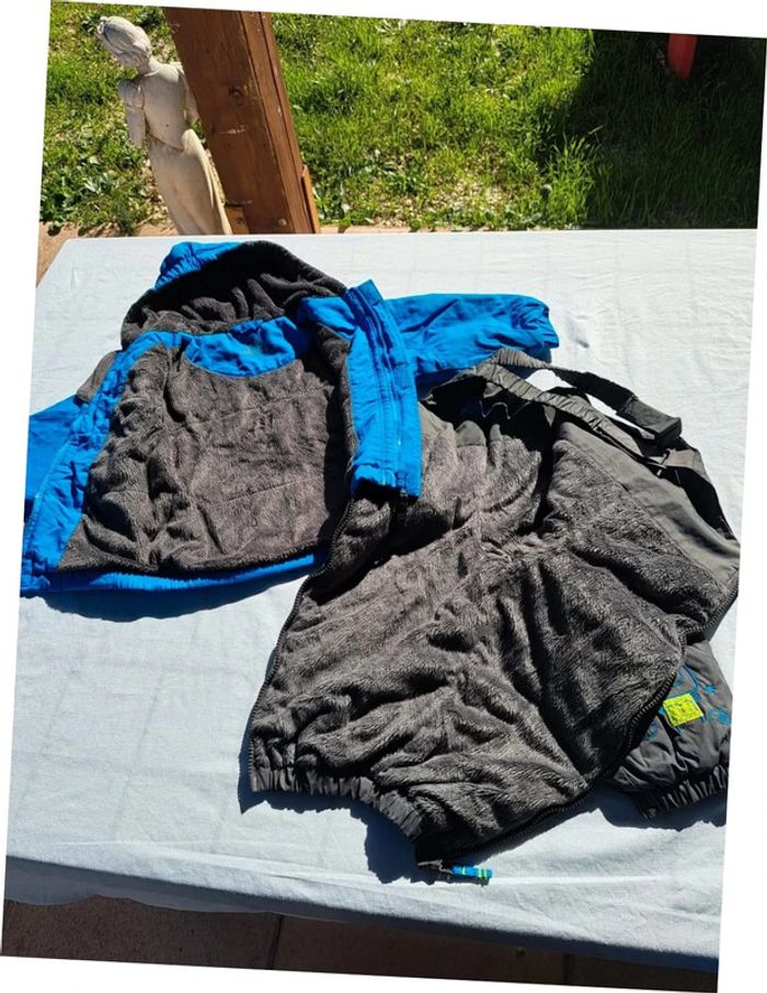 Combinaison manteau + salopette Ski Polochon 2A fourré - photo numéro 2