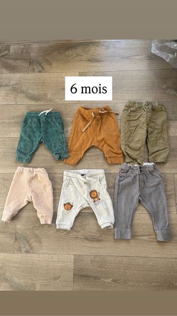 Lot pantalons 6 mois