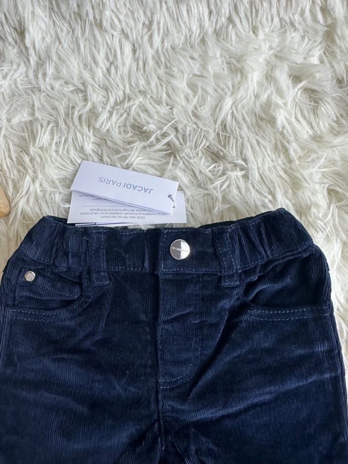 Pantalon velours marine taille 6 mois Jacadi - photo numéro 2