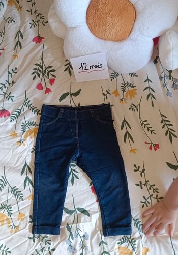 Legging jeans bébé 12m🌸