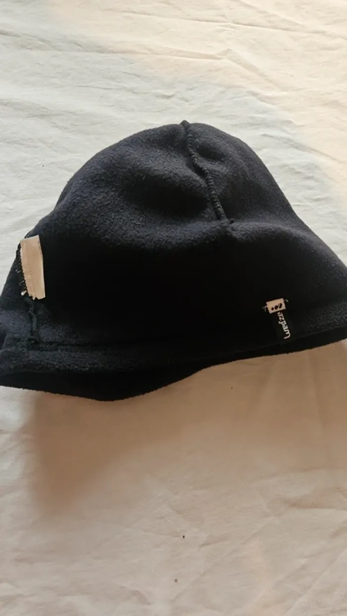 Bonnet polaire noir Wedze- chaud léger et confortable - photo numéro 4