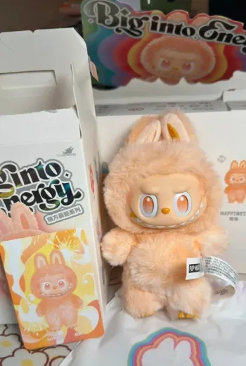 Labubu happiness orange