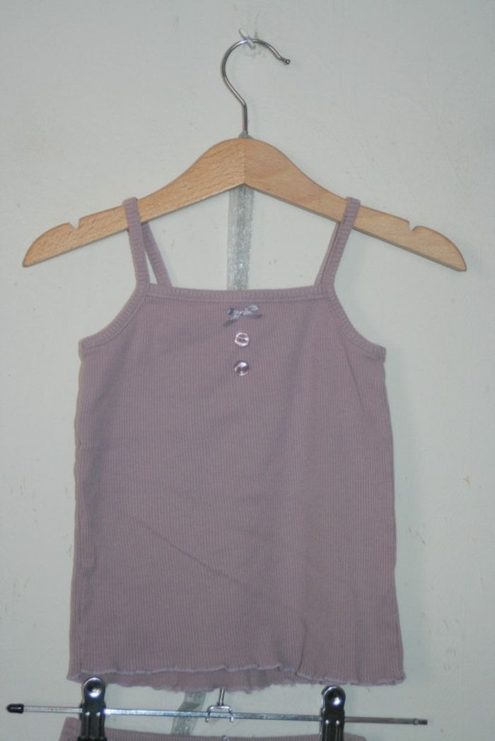 Pyjashort lila Rose Guimauve 4/5 ans - photo numéro 2