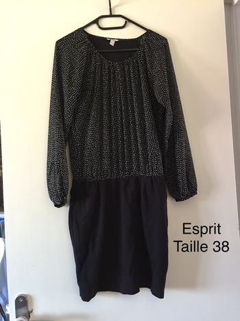 Robe bi-matière Esprit Taille 38