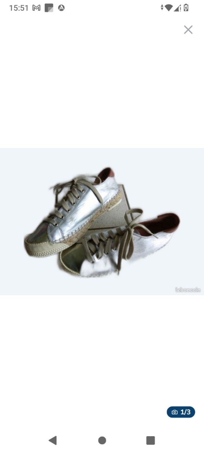 Chaussures femme type basket, taille 39, mi saison, été