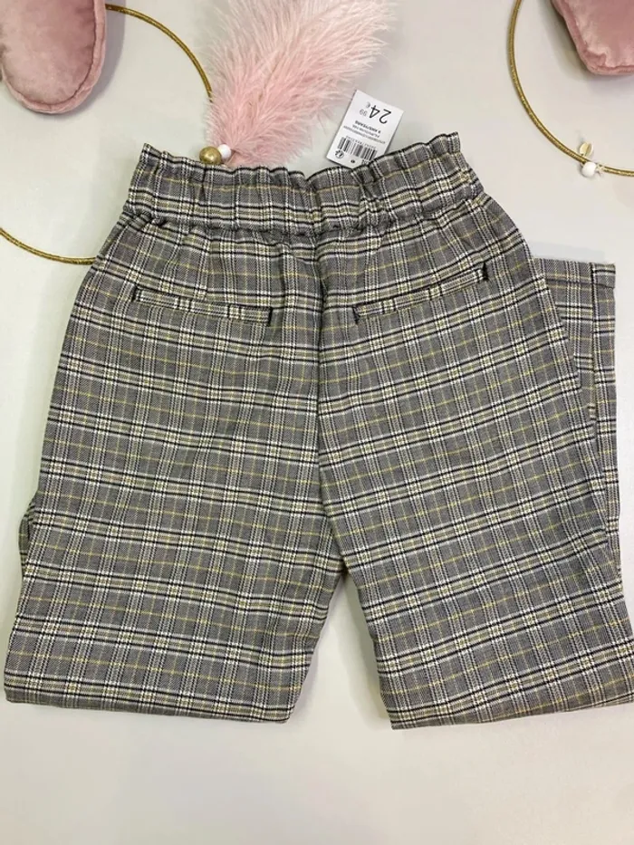 Pantalon fille - carreaux - Neuf - Okaïdi - Taille 9 ans - photo numéro 4