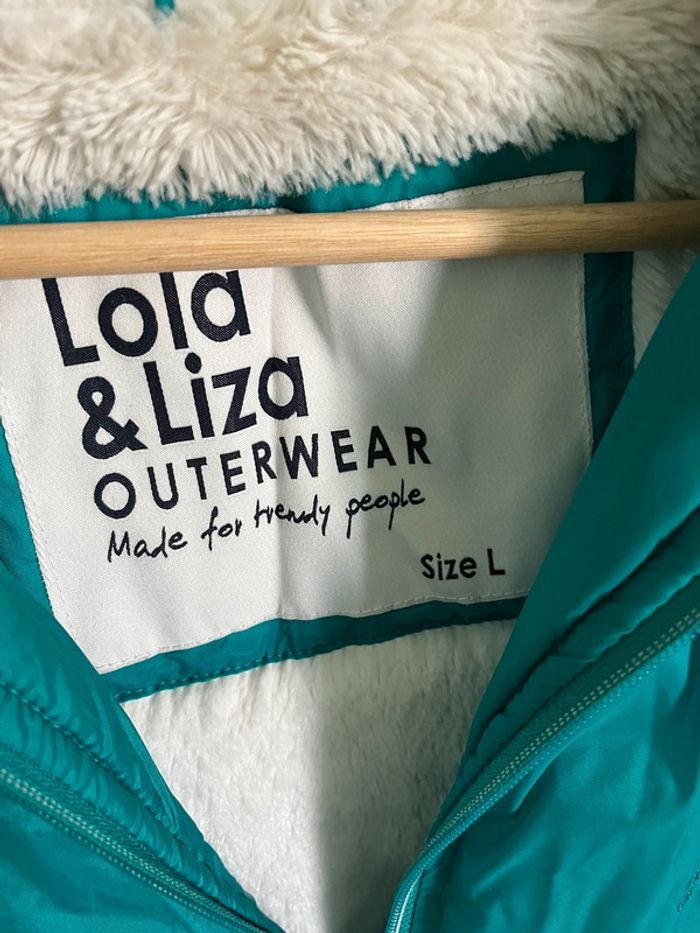 Veste Fluffy Turquoise - photo numéro 4
