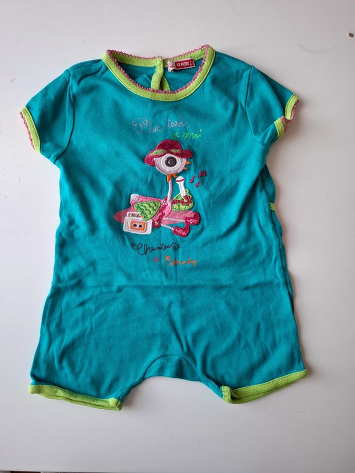 Pyjama d'été Du PAreil Au Même taille 12 mois