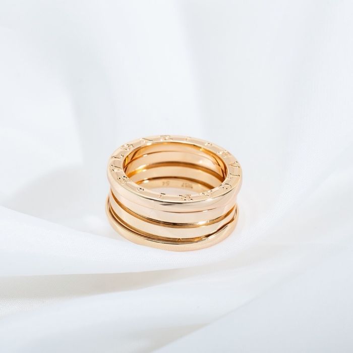 Bague Bulgari Classic Spring, taille 7, or rose - photo numéro 5