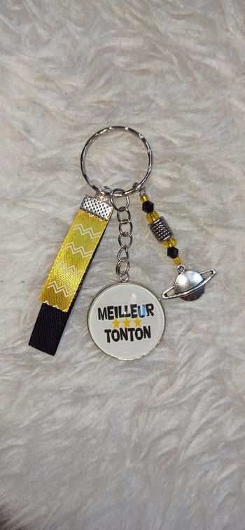 Porte clé tonton " Meilleur tonton "