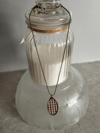 Collier double pendentif