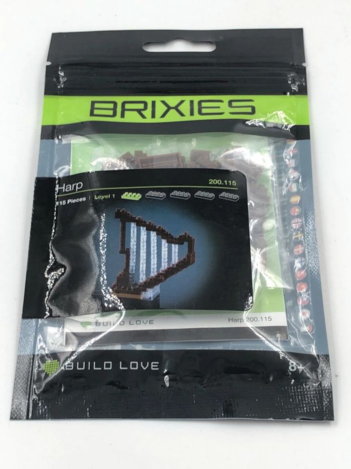 Jouet de construction Brixies Harpe 115 pièces neuf