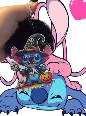 Porte clés Stitch squelette