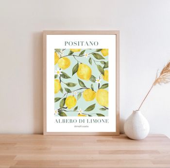 Affiche de décoration citron 