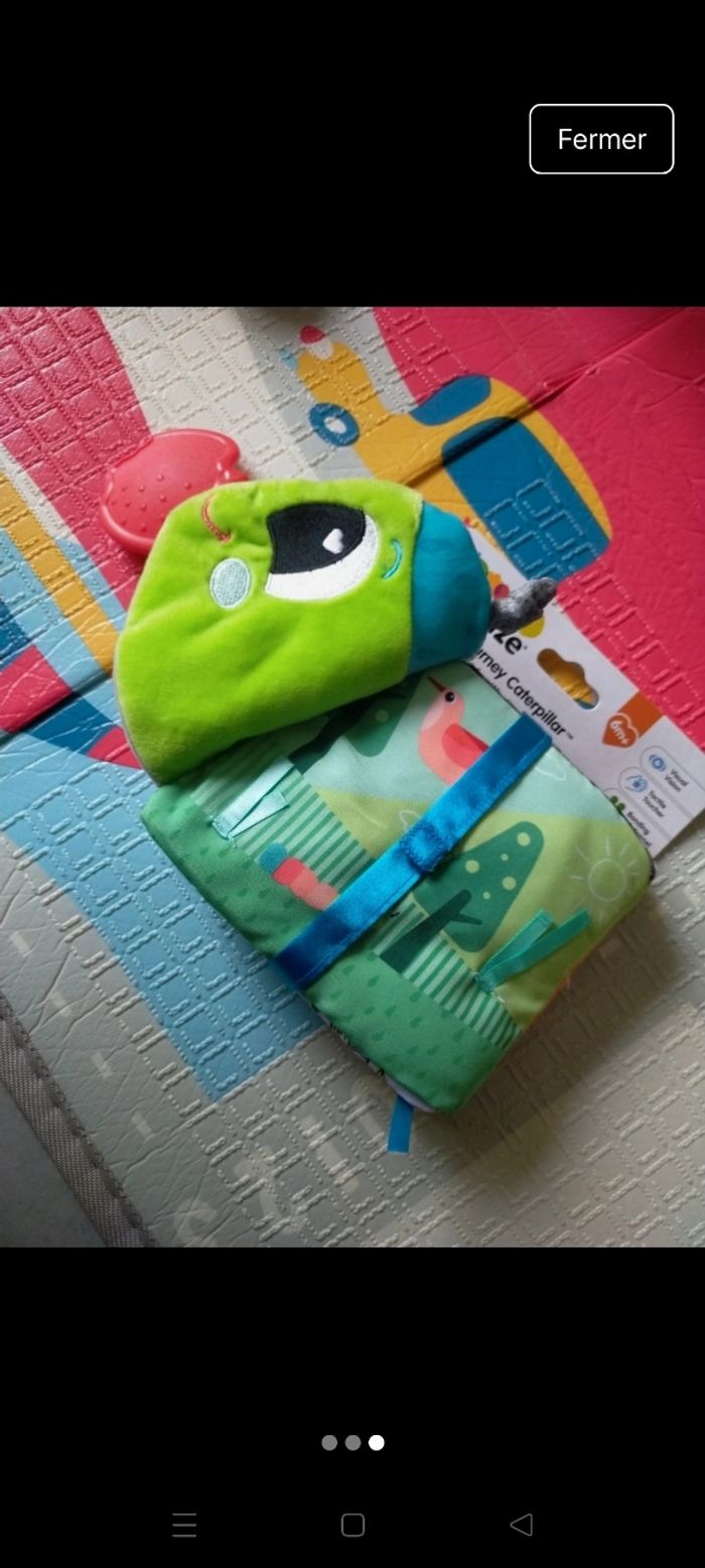 Livre lamaze chenille neuf - photo numéro 3
