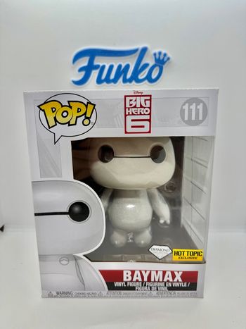 Funko Pop Disney Big Hero Baymax 111 Diamond Hot Topic 🇺🇸