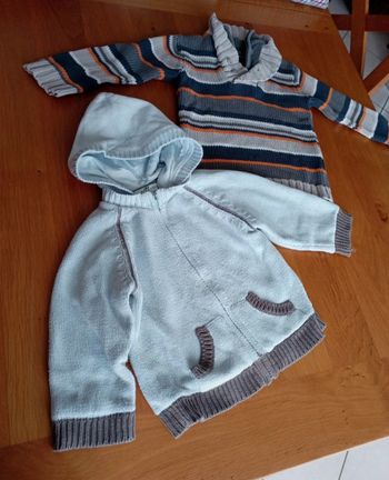 Lot de 1 pull et 1 gilet taille 3 ans en bon état