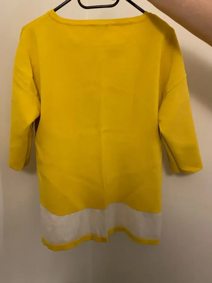 Pull d’été jaune « la halle » - photo numéro 2