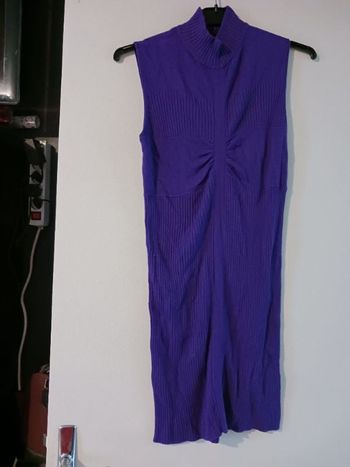 Robe pull violet taille 36