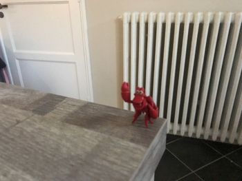 Figurine rare crabe Sébastien ariel la petite sirène disney