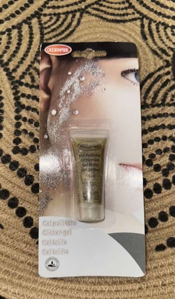 Gel paillette visage