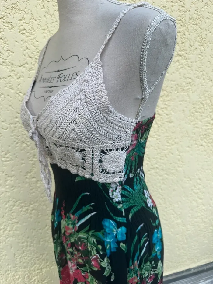 🌸 Robe longue à fines bretelles - Taille S - photo numéro 7