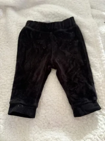 Pantalon velours noir H&M 3/6 mois