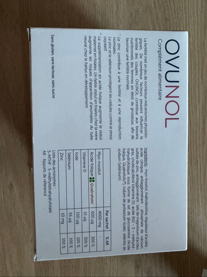 Ovunol fertilité - photo numéro 3