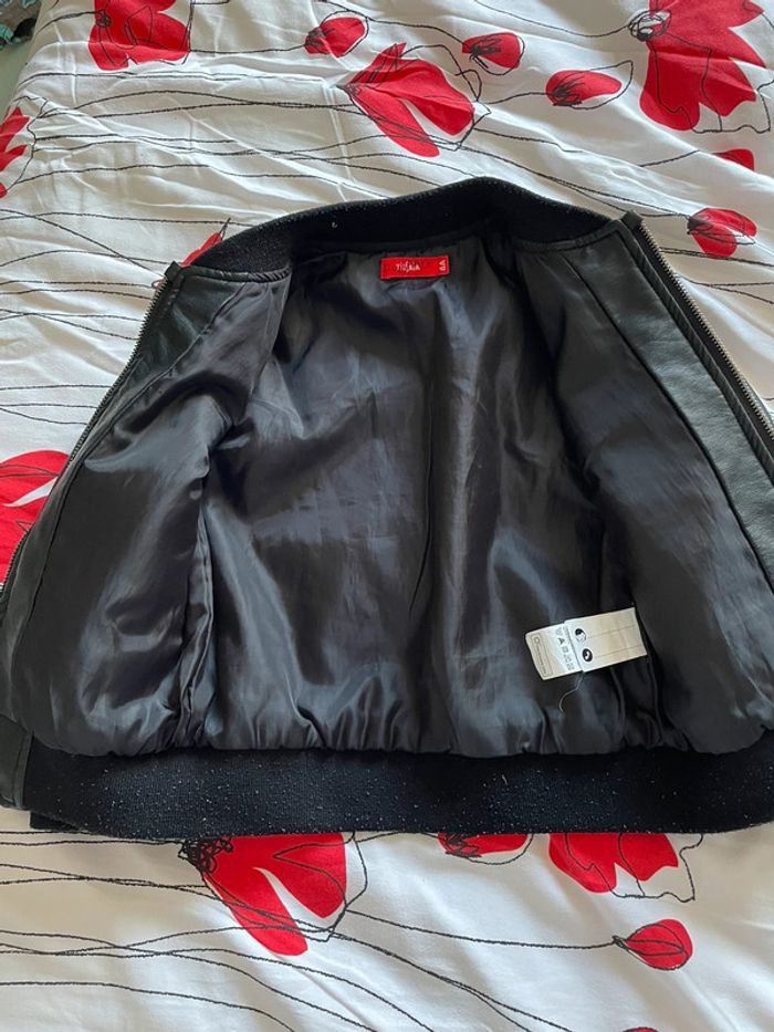 Veste garcon simili cuir - photo numéro 2