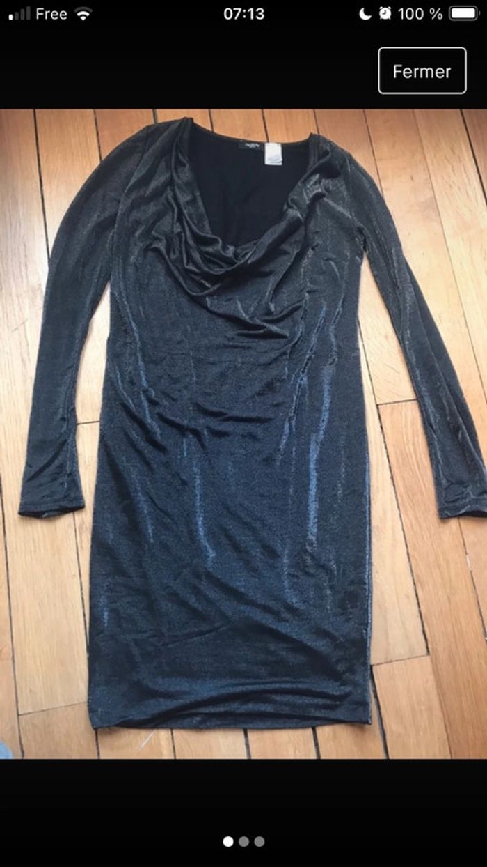 Robe pailletée t.34/36