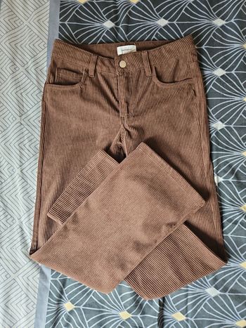 Pantalon marron effet velours 10ans vero moda