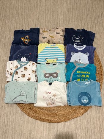 Lot pyjamas 3 mois