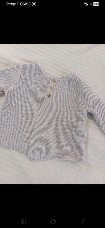 Gilet bébé taille 9 mois