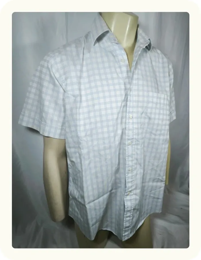 Chemise manches courtes homme Alain Figaret Taille XL 42 - photo numéro 2