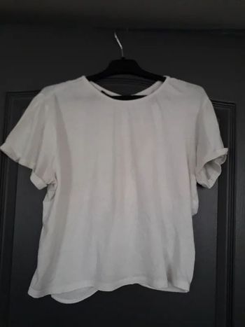 Tee-shirt blanc cassé 14 ans/34/XS - Kiabi