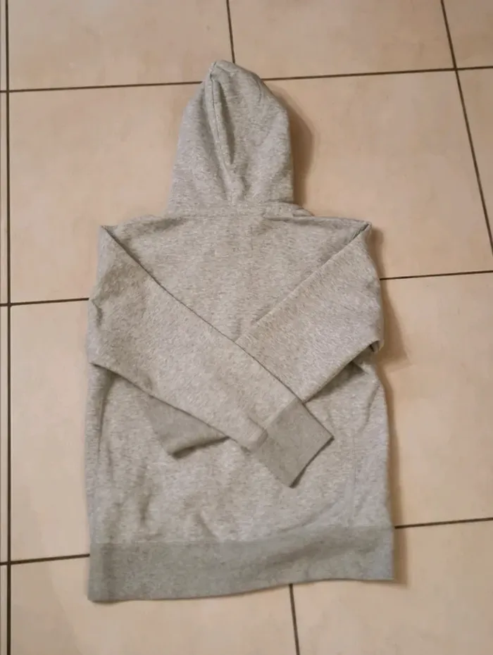 Sweat gilet zippé à capuche domyos 12 ans - photo numéro 3