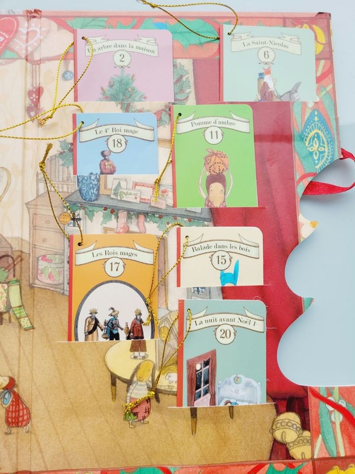 Superbe livre Calendrier de l'avant avec 24 mini-livres 🎄 Balthazar prépare Noël 🎅 - photo numéro 5