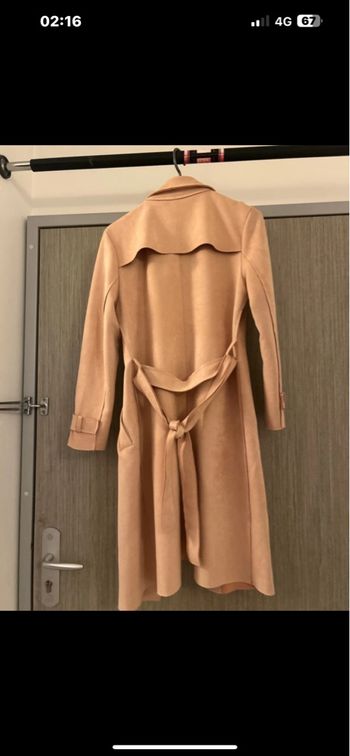 Veste imitation daim