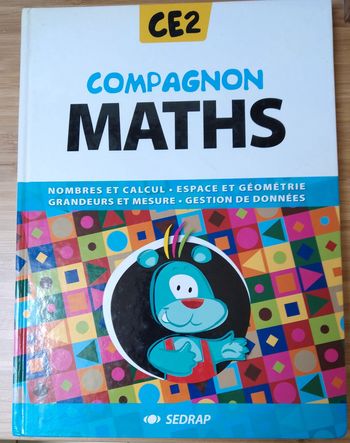 Sedrap manuel compagnon maths CE2 géométrie calcul nombre