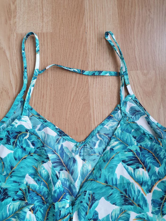 Robe de plage palmier verte primark - photo numéro 4