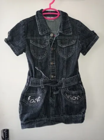 Robe en jeans petite fille