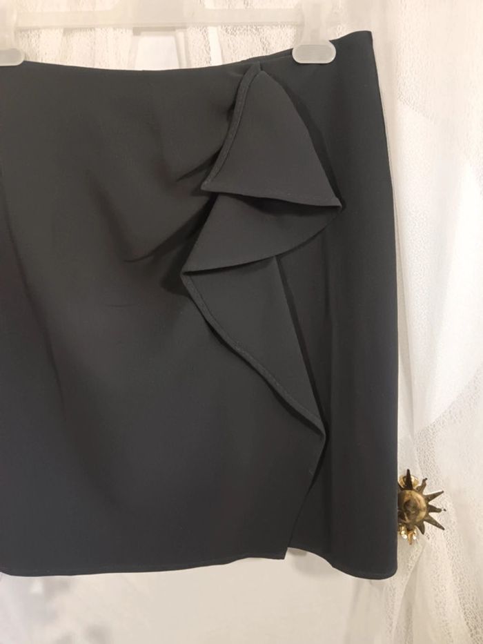 Jupe à volant noire | Max Mara | t. 44 - photo numéro 7