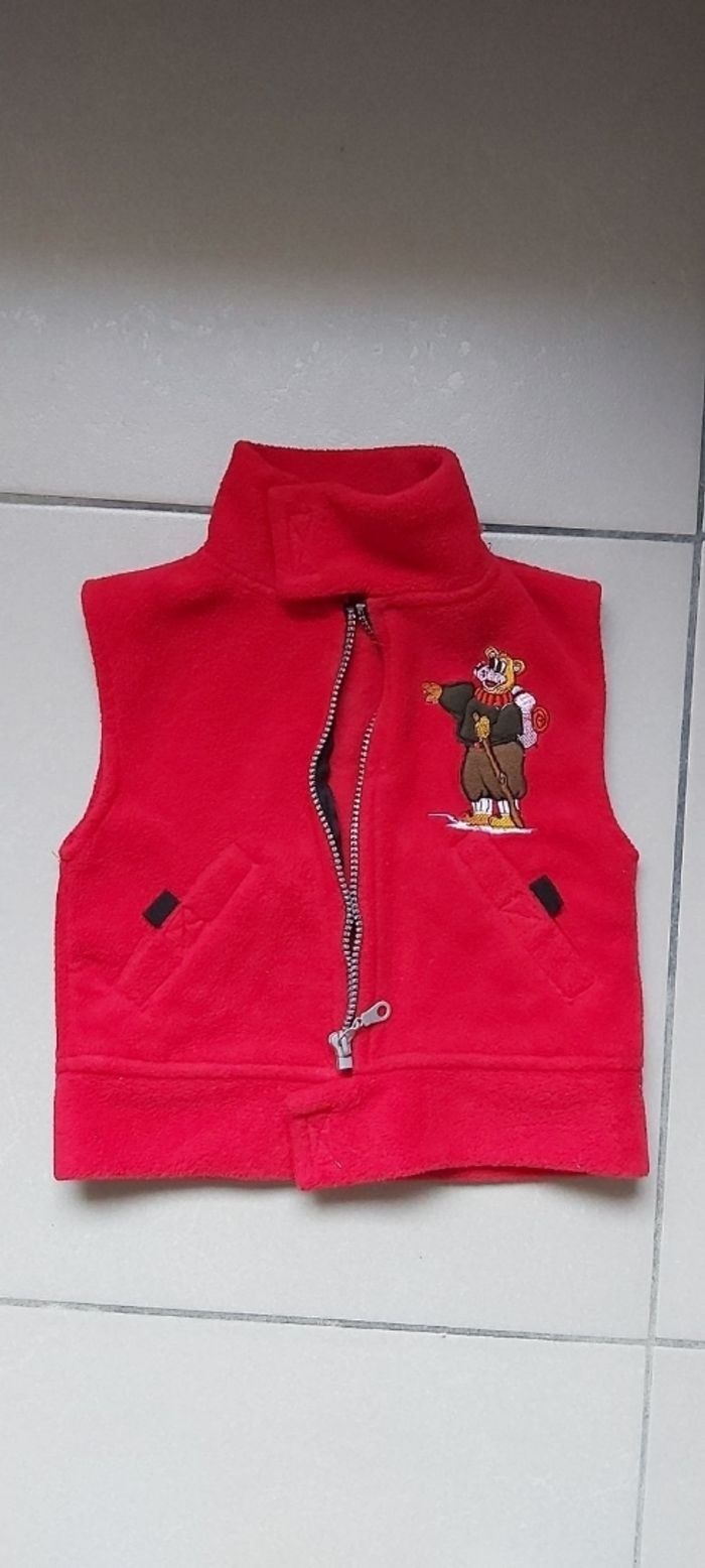 Veste polaire sans manche 1 an