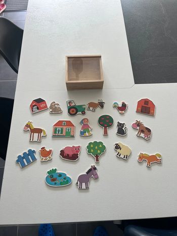 Lot de 20 aimants Vilac